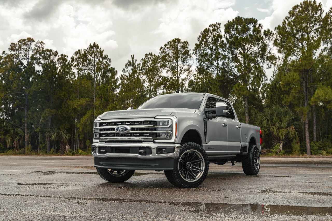 2022 Ford F250 - Fuel BRAWL - Black | Fuel Off-Road Wheels